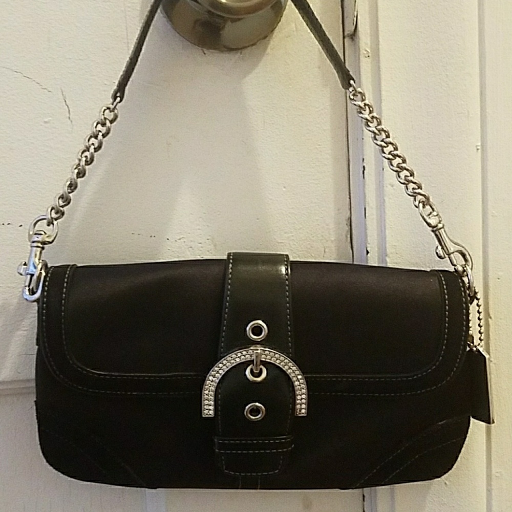 Authentic black coach handbag